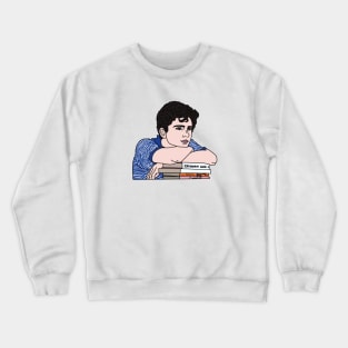 Elio with Books Crewneck Sweatshirt